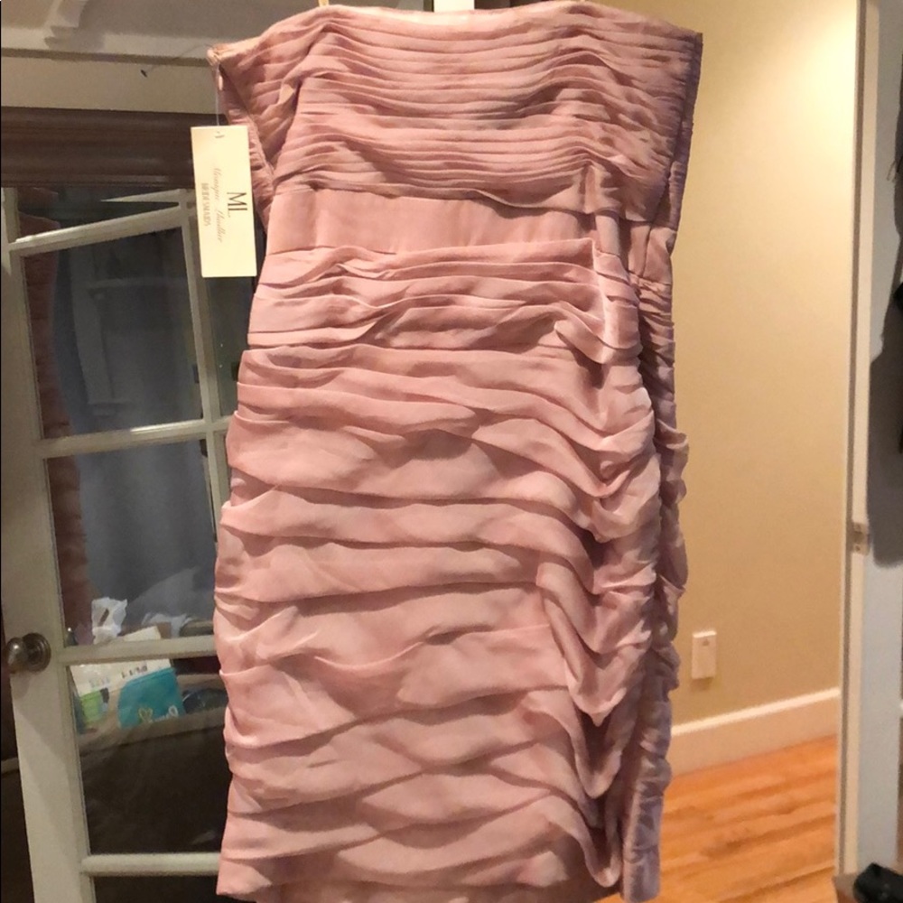 Pink bridesmaid dress
